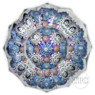 Michael Hunter 2025 Faceted Glass Art Paperweight Millefiori Marilyn Reflections