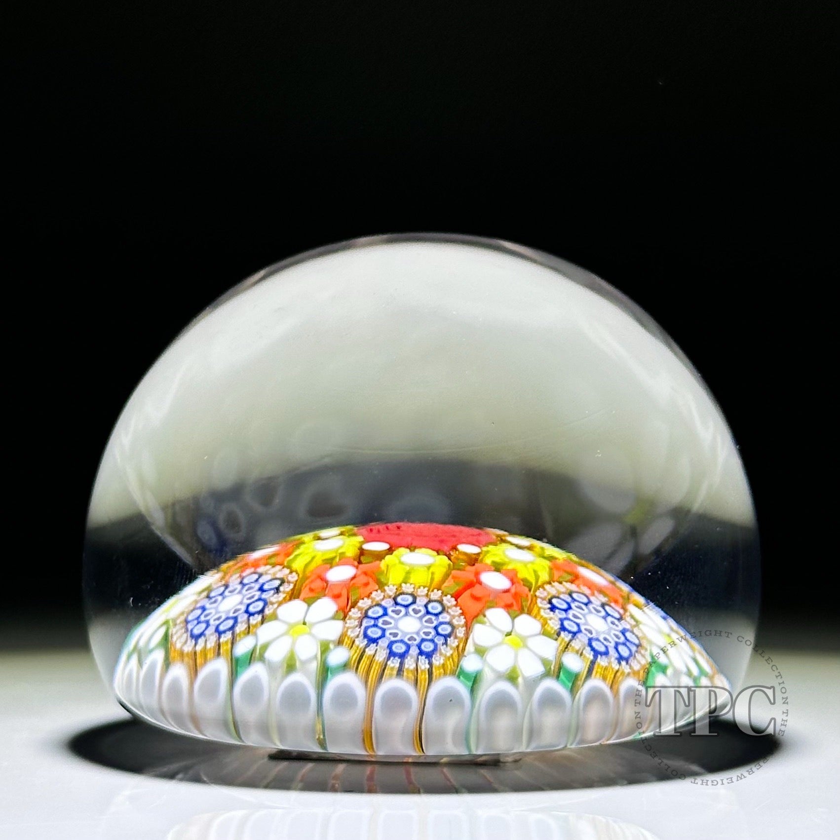 Miniature Michael Hunter Twists Studio 2025 Glass Art Paperweight Patt