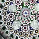 Damon MacNaught 2025 Glass Art Paperweight Patterned Concentric Complex Millefiori