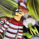 Clinton Smith 2025 Glass Art Paperweight Flamework Waldo Scramble