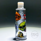 Stephen Boehme 2023 Glass Art Rainbow Skull Murrine Spray Can with Dichroic Core
