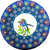 Michael Hunter 2024 Glass Art Paperweight Cylinder Closepack Complex Millefiori Gouldian Finch Murrine