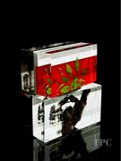 Damon MacNaught 2025 "Dualities" Diptych Self Portrait Glass Art Sculpture Slip Transfer Decorated & Coldworked