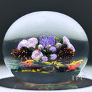 Ken Rosenfeld 2025 Glass Art Paperweight Flamework Fall Bouquet