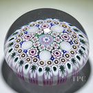 Damon MacNaught 2025 Glass Art Paperweight Patterned Concentric Complex Millefiori