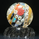 Jared DeLong 2023 Glass Art Marble Pacific Coast Tide Pool Series with Bioluminescent Barnacles & Flamework Kelp