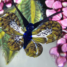 William Manson 2025 Glass Art Paperweight Flamework Pink Lilac with Butterfly 1-of-1