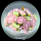 Clinton Smith 2025 Glass Art Marble All Over 360° Pink Rose Bouquet