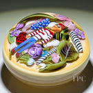 Clinton Smith 2025 Glass Art Paperweight Flamework Waldo Scramble