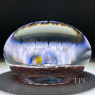 Loren Stump 2001 Glass Art Paperweight Murrine Portraits & Italian Piazza