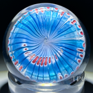 Antique Saint Louis Glass Art Paperweight Close Concentric Complex Millefiori