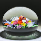 Richard Loesel 2022 Glass Art Paperweight Flamework Spring Flower Bouquet