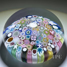 Damon MacNaught 2023 Glass Art Paperweight Closepack Complex Millefiori, Roses, Dogwood Blossoms, Hearts & More