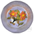 William Manson 2024 Art Glass Paperweight Compound Flamework Butterfly with Orange Flowers