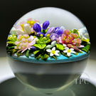 Cathy Richardson 2023 Glass Art Paperweight Flamework Pink Astrantia Bouquet 1 of 1