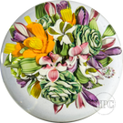 Magnum Mickael Hingant 2024 Glass Art Paperweight Flamework Tropical Flower Rose Bouquet
