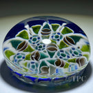 Christina Callahan 2023 Glass Art Paperweight Patterned Stained Glass Style Murrine