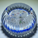 Jim Brown 2023 Glass Art Paperweight Complex Closepack Millefiori with Ribbed Faceting