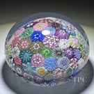 Tomasz Gondek 2022 Glass Art Paperweight Complex Closepack Cascading Millefiori with Roses