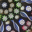 Perthshire Paperweights PP1  Paneled Complex Millefiori Ribbon Twists Glass Art Paperweight