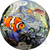 Stephen Boehme 2023 Glass Art Marble Figural Murrine Ocean Deep Sea Scene with Various Fish