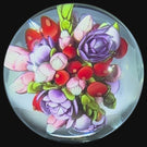 Clinton Smith 2025 Glass Art Marble All Over 360° Flower Bouquet