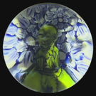 Stephen Boehme 2025 Glass Art Marble w/ Figural Murrine "Jade Buddha"