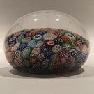 Antique Baccarat Art Glass Paperweight Complex Closepacked Millefiori