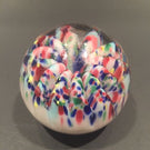 Antique Millville Art Glass Paperweight Multicolored Umbrella