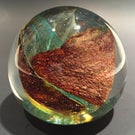 Vintage Kerry Glass Art Glass Handmade Modern Irish Art Glass Paperweight