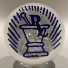 Vintage Pharmacists Prescription Drugs Rx Pharmacy Art Glass Frit Paperweight