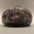 Huge Antique Baccarat Art Glass Paperweight Complex Closepacked Millefiori
