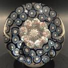 Antique New England Glass Co NEGC Paperweight Complex Millefiori Basket