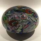 Huge 7"  Murano Art Glass Paperweight Doorstop Tutti Frutti End Of Day Scramble