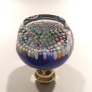 Perthshire Art Glass Paperweight Doorknob Concentric Closepacked Millefiori