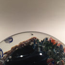 Huge 3-3/4" Josh Simpson Art Glass Paperweight Inhabited Planet Sculpture