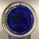 Huge Daniel Salazar Lundberg Studios Art Glass Paperweight Sandhill Crane
