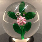 Antique Clichy Art Glass Paperweight Millefiori Lampworked Nosegay Bouquet