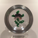 Antique Dupont Baccarat Art Glass Paperweight Detailed Lampworked Pansy