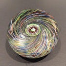 Vintage Perthshire Art Glass Paperweight Swirl Pinwheel Complex Millefiori