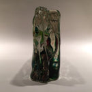 Huge Vintage Murano Cenedese Art Glass Paperweight Fish Aquarium Block Sculpture