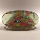 Early 1930s Chinese Art Glass Paperweight Patterned Complex Millefiori