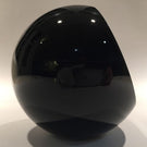 Huge Signed Paul Harrie Art Glass Paperweight Rainbow "Saturn Series"