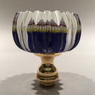 Perthshire Art Glass Paperweight Scalloped Edge Doorknob Concentric Millefiori