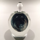 Vintage Josh Simpson Art Glass Paperweight Inhabited Planet Perfume Bottle