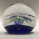 Huge Daniel Salazar Lundberg Studios Art Glass Paperweight Sandhill Crane
