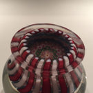 Rare Clichy Art Glass Paperweight Complex Close Packed Millefiori Piedouche