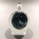 Vintage Josh Simpson Art Glass Paperweight Inhabited Planet Perfume Bottle