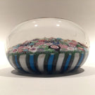 Rare Signed Antique Clichy Art Glass Paperweight Closepacked Complex Millefiori