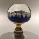 Perthshire Art Glass Paperweight Doorknob Concentric Closepacked Millefiori